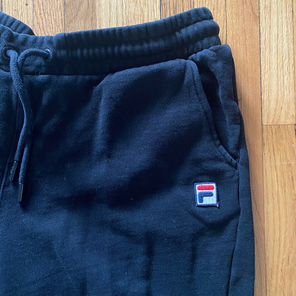 Fila black joggers